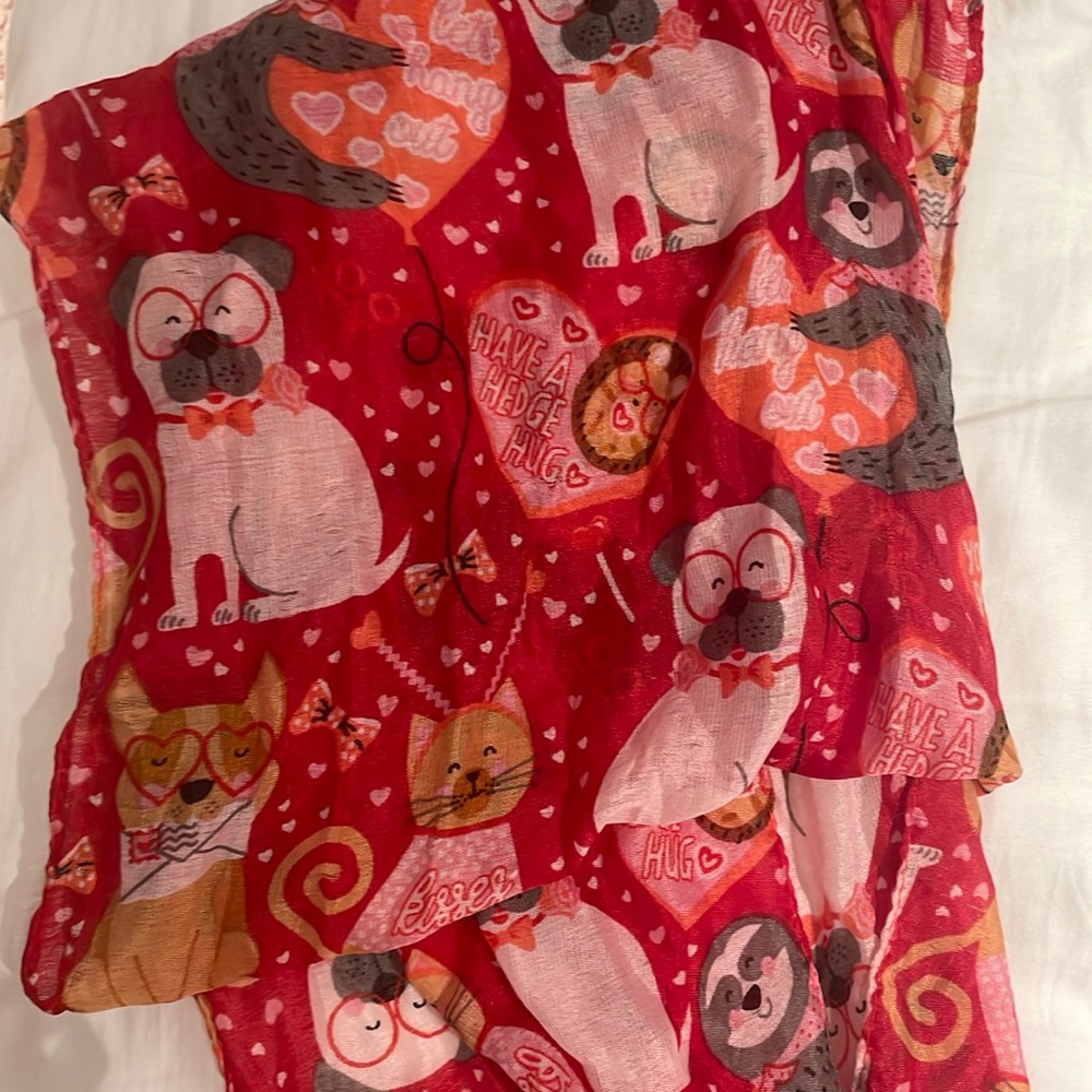 Valentine’s Day scarf